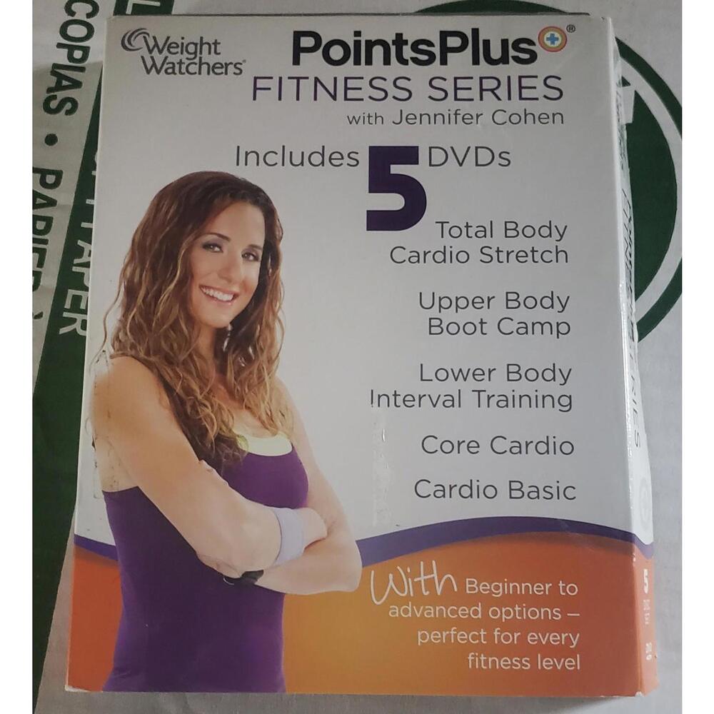 Weight Watchers WW DVD Points Plus Fitness Jennifer Cohen 5 Workout Boot Camp.